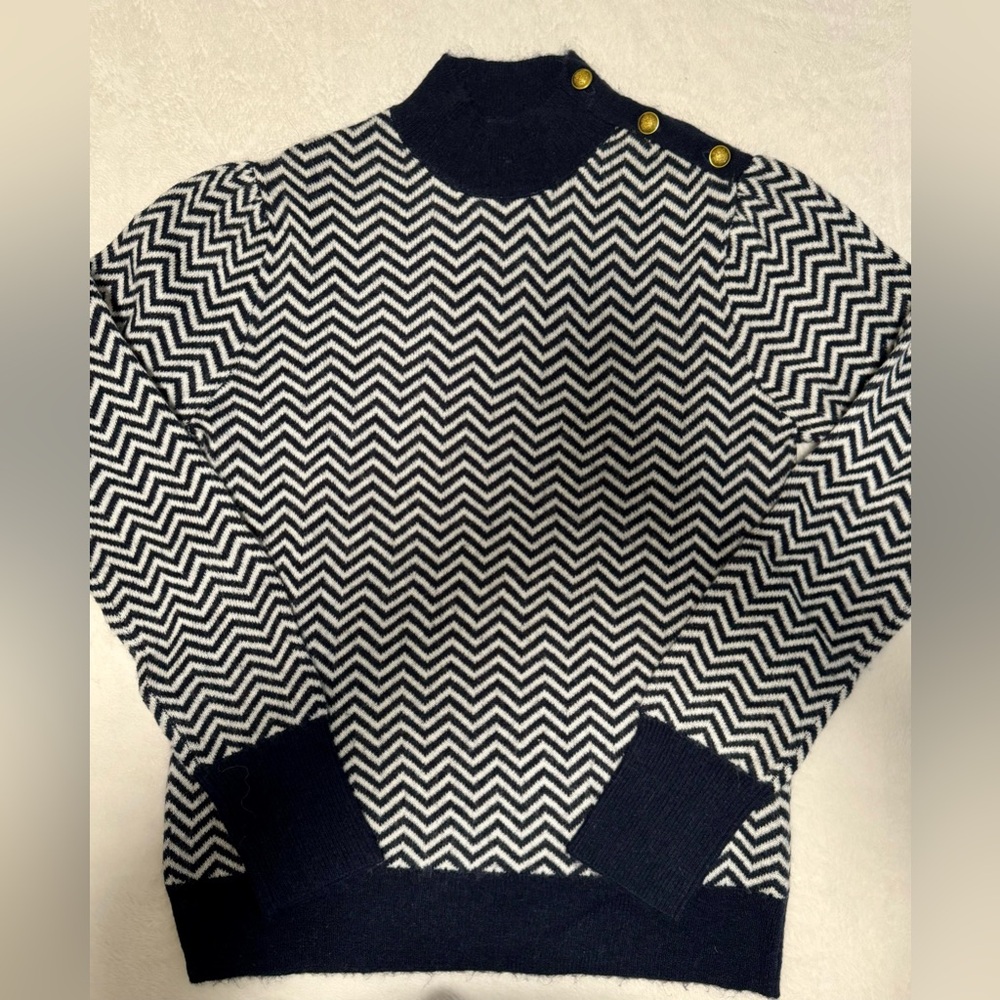 J. Crew navy blue sweater, size XS, NWOT